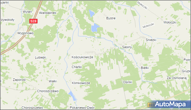 mapa Sobiatyno, Sobiatyno na mapie Targeo