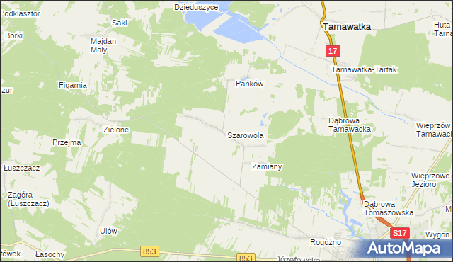 mapa Szarowola, Szarowola na mapie Targeo