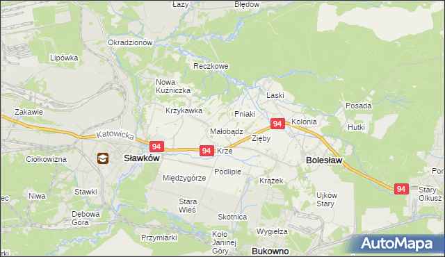 mapa Ujków Nowy, Ujków Nowy na mapie Targeo