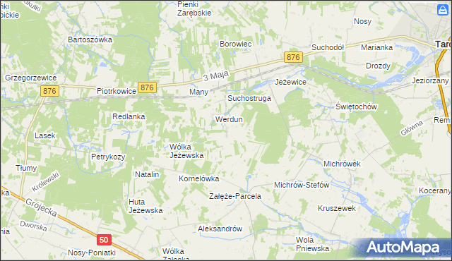 mapa Bystrzanów, Bystrzanów na mapie Targeo