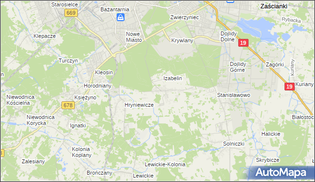 mapa Olmonty, Olmonty na mapie Targeo