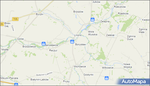 mapa Borysław, Borysław na mapie Targeo