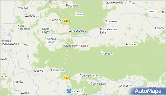 mapa Kolonia Janowska, Kolonia Janowska na mapie Targeo