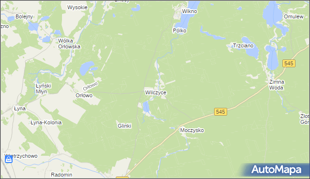 mapa Koniuszyn, Koniuszyn na mapie Targeo