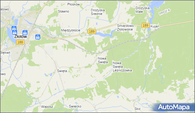 mapa Nowa Święta, Nowa Święta na mapie Targeo