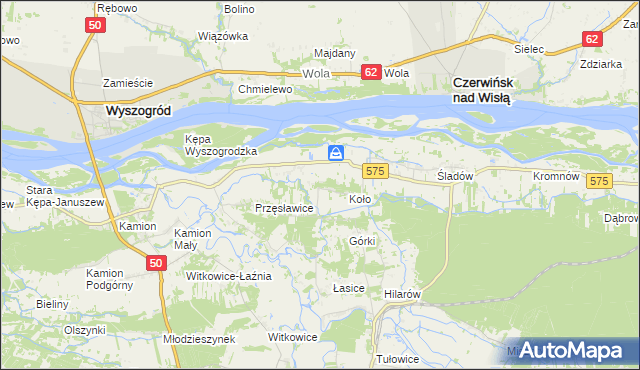 mapa Nowa Wieś-Śladów, Nowa Wieś-Śladów na mapie Targeo