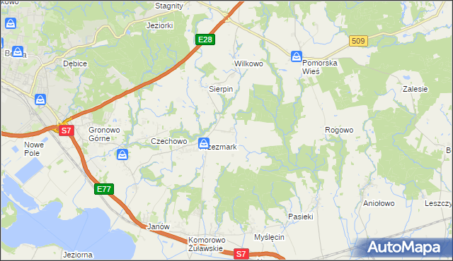 mapa Przezmark-Osiedle, Przezmark-Osiedle na mapie Targeo