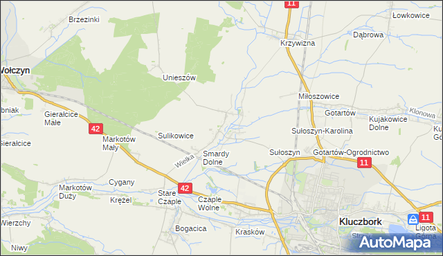 mapa Smardy Górne, Smardy Górne na mapie Targeo