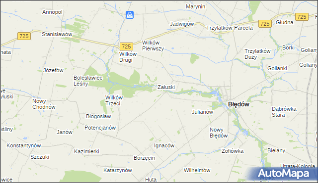 mapa Śmiechówek, Śmiechówek na mapie Targeo