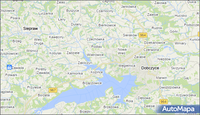 mapa Stojowice, Stojowice na mapie Targeo