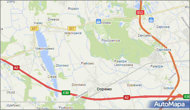 mapa Więckowice Leśniczówka, Więckowice Leśniczówka na mapie Targeo