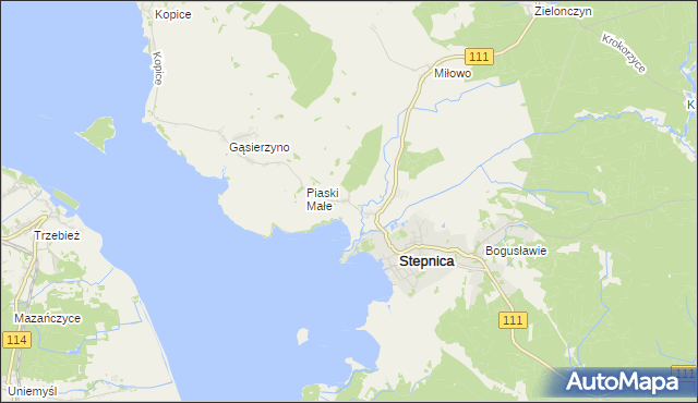 mapa Stepniczka, Stepniczka na mapie Targeo