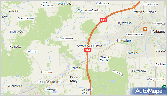 mapa Szczerki, Szczerki na mapie Targeo