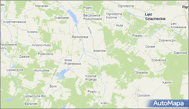 mapa Cieśle gmina Łęki Szlacheckie, Cieśle gmina Łęki Szlacheckie na mapie Targeo