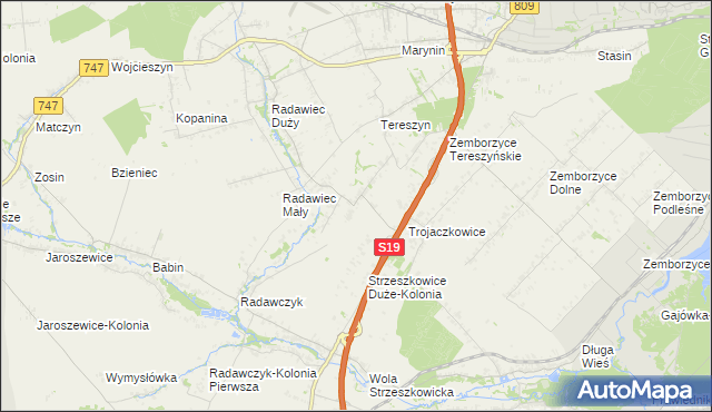 mapa Radawczyk Drugi, Radawczyk Drugi na mapie Targeo