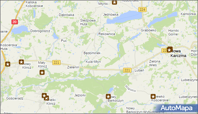 mapa Będomin, Będomin na mapie Targeo