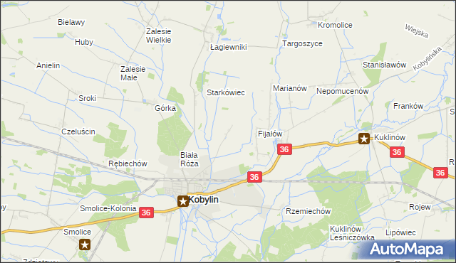 mapa Berdychów, Berdychów na mapie Targeo