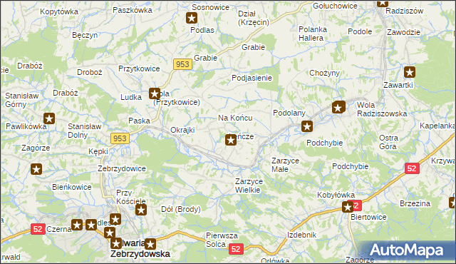 mapa Leńcze, Leńcze na mapie Targeo