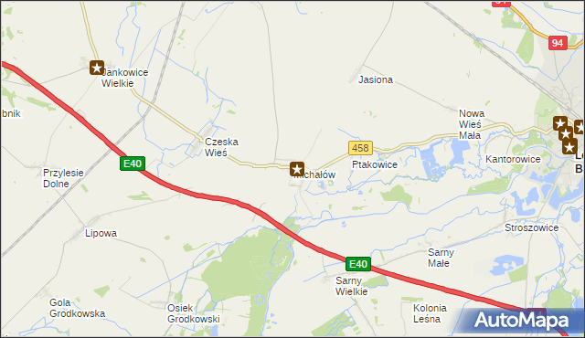 mapa Michałów gmina Olszanka, Michałów gmina Olszanka na mapie Targeo