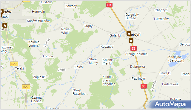 mapa Nowe Mursy, Nowe Mursy na mapie Targeo