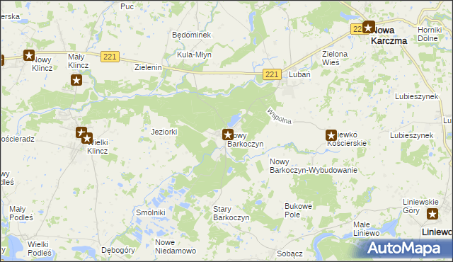 mapa Nowy Barkoczyn, Nowy Barkoczyn na mapie Targeo