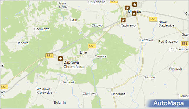 mapa Otowice, Otowice na mapie Targeo