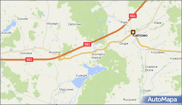 mapa Skomętno Wielkie, Skomętno Wielkie na mapie Targeo