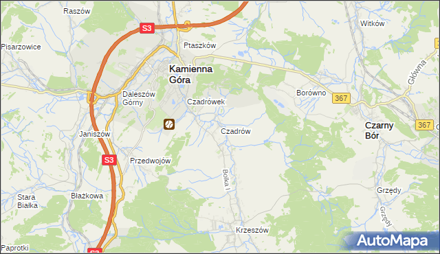 mapa Czadrów, Czadrów na mapie Targeo