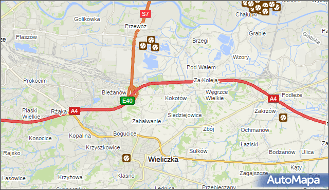 mapa Kokotów, Kokotów na mapie Targeo