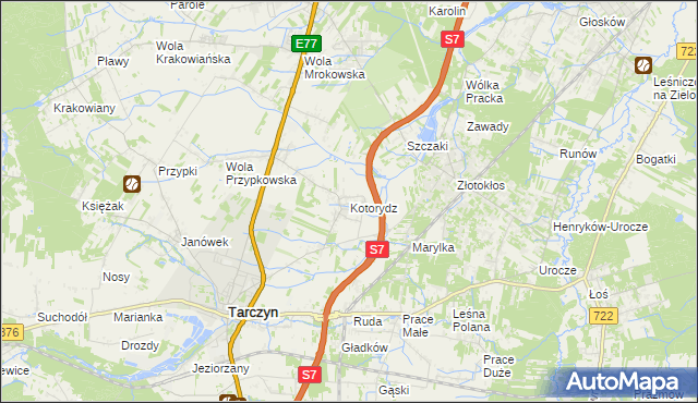 mapa Kotorydz, Kotorydz na mapie Targeo