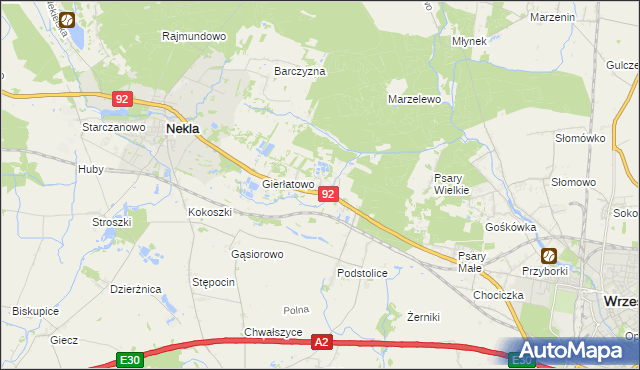 mapa Zasutowo, Zasutowo na mapie Targeo