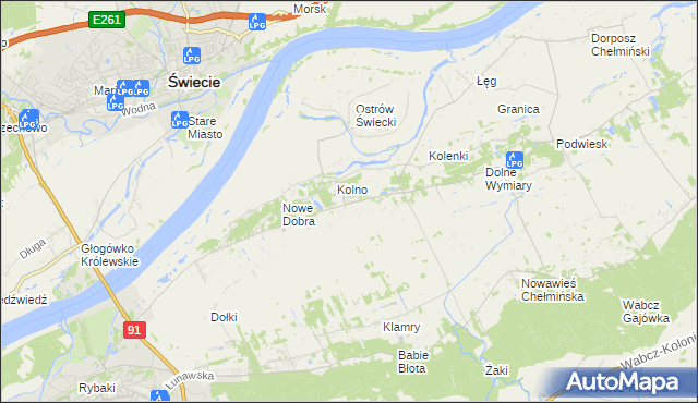 mapa Górne Wymiary, Górne Wymiary na mapie Targeo