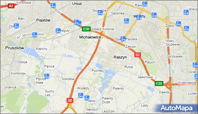 mapa Nowe Grocholice, Nowe Grocholice na mapie Targeo