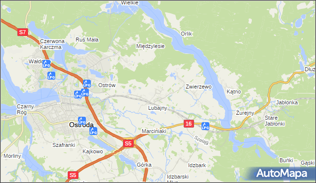 mapa Nowe Siedlisko, Nowe Siedlisko na mapie Targeo