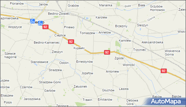 mapa Plecka Dąbrowa, Plecka Dąbrowa na mapie Targeo