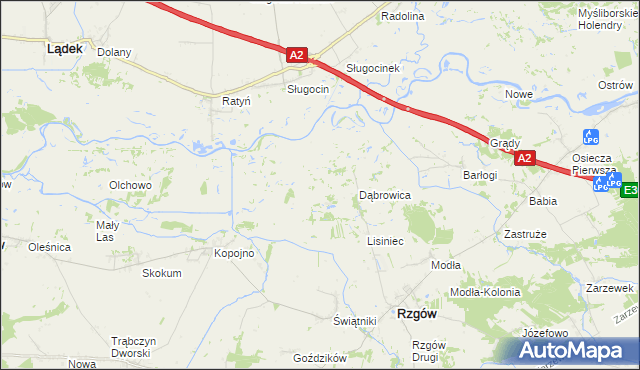 mapa Tarszewo, Tarszewo na mapie Targeo