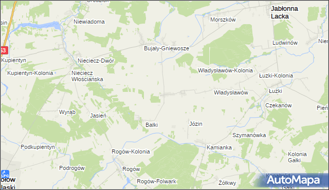 mapa Wierzbice-Strupki, Wierzbice-Strupki na mapie Targeo