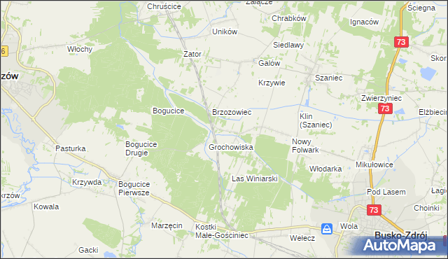 mapa Kameduły, Kameduły na mapie Targeo