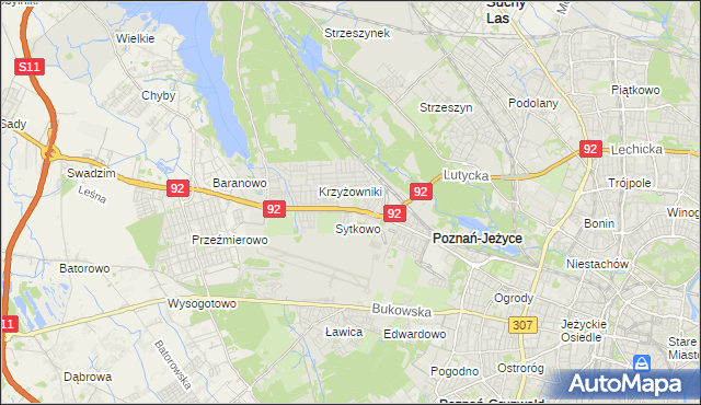 mapa Smochowice, Smochowice na mapie Targeo