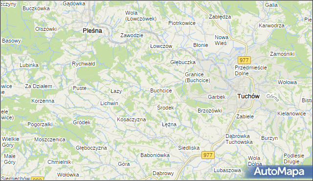 mapa Meszna Opacka, Meszna Opacka na mapie Targeo