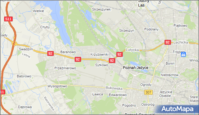 mapa Smochowice, Smochowice na mapie Targeo