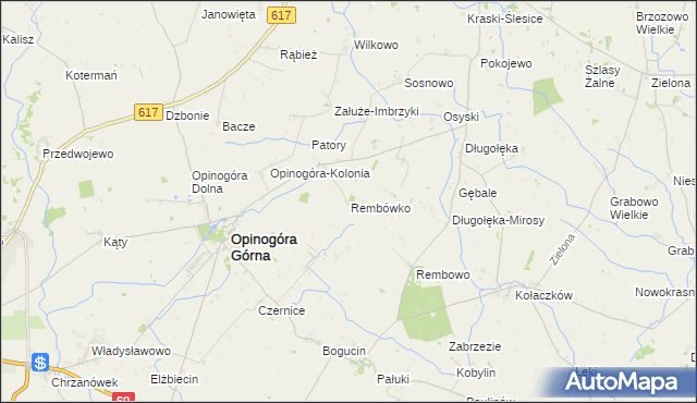 mapa Rembówko, Rembówko na mapie Targeo