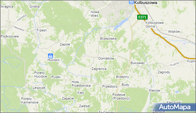 mapa Domatków, Domatków na mapie Targeo