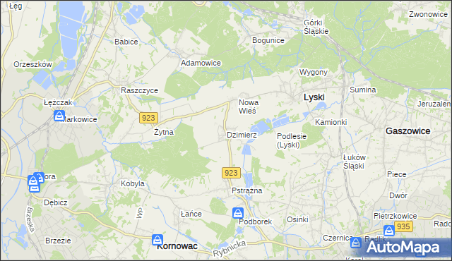 mapa Dzimierz, Dzimierz na mapie Targeo