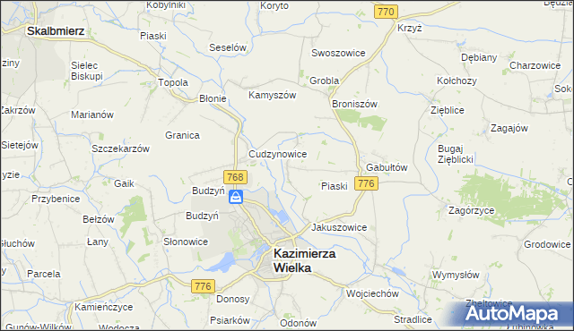 mapa Hołdowiec, Hołdowiec na mapie Targeo
