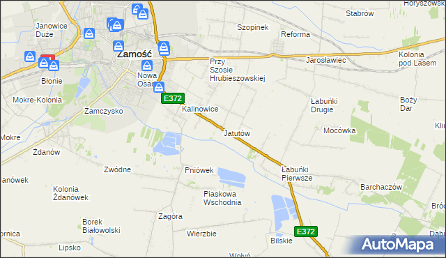 mapa Jatutów, Jatutów na mapie Targeo