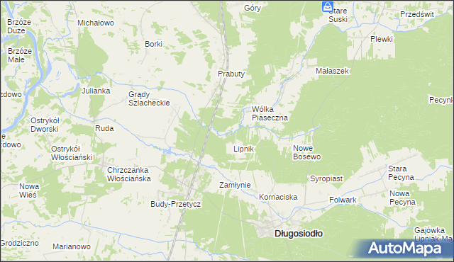 mapa Kabat, Kabat na mapie Targeo