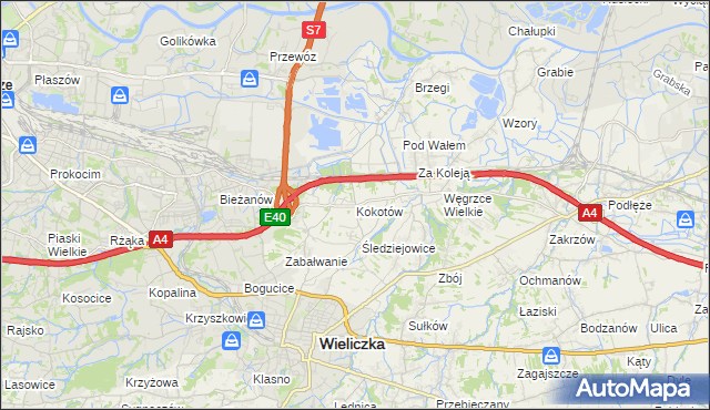 mapa Kokotów, Kokotów na mapie Targeo