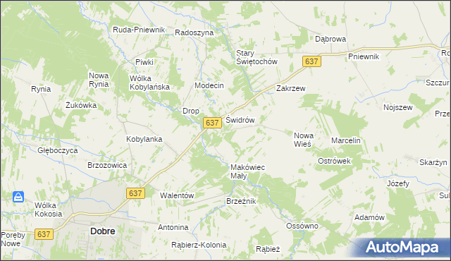 mapa Makówiec Duży, Makówiec Duży na mapie Targeo