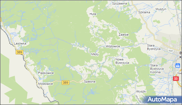 mapa Młoty, Młoty na mapie Targeo